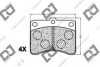 DJ PARTS BP1306 Brake Pad Set, disc brake